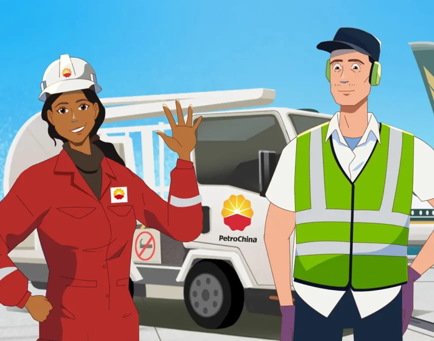 2d animation series for PetroChina