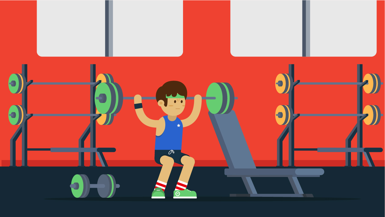 Gym illustration