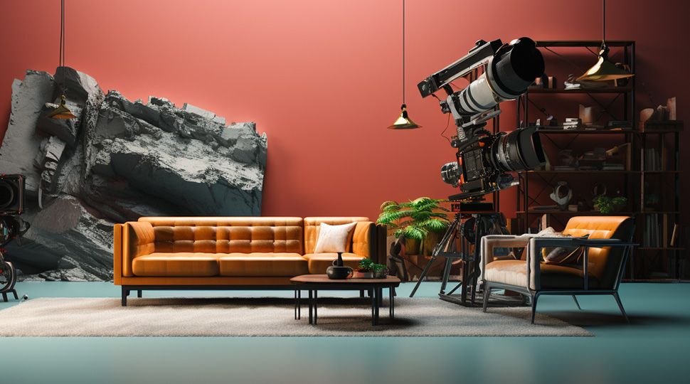 A setup for filming how-to video