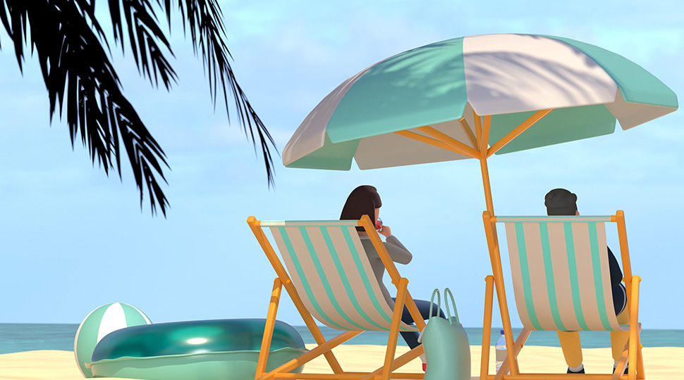 Beach Scene