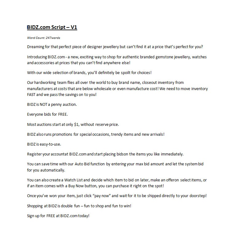 bidz.com-videoscript2