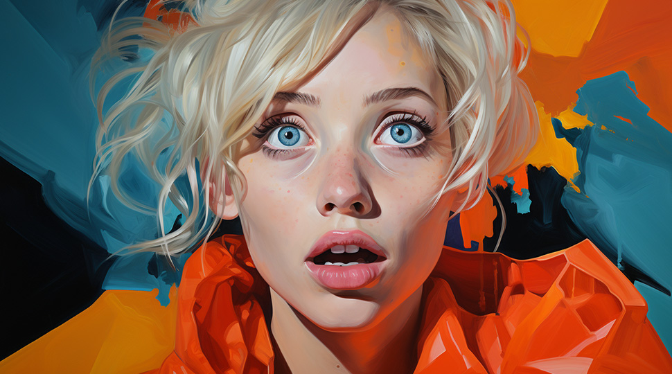 Bright colours and sharp image
