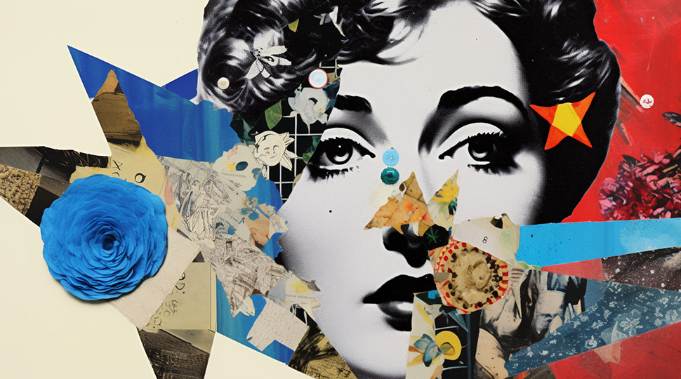 Collage Style illustration