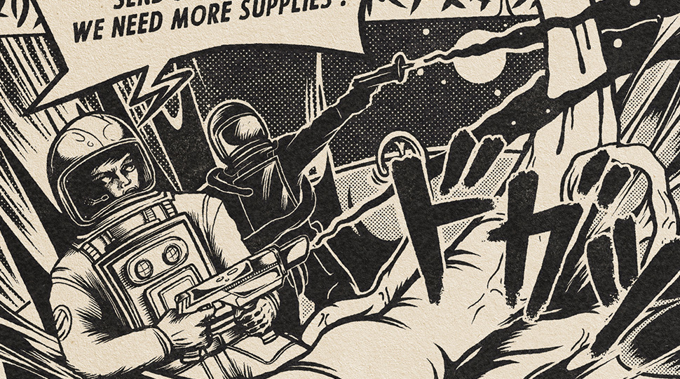 Comic Book Illustration Sample