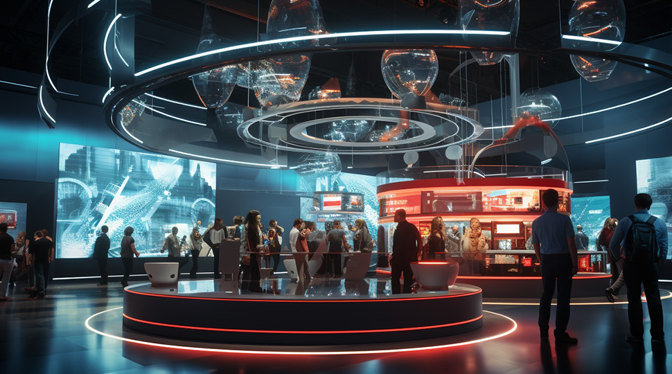Engineering trade show concept