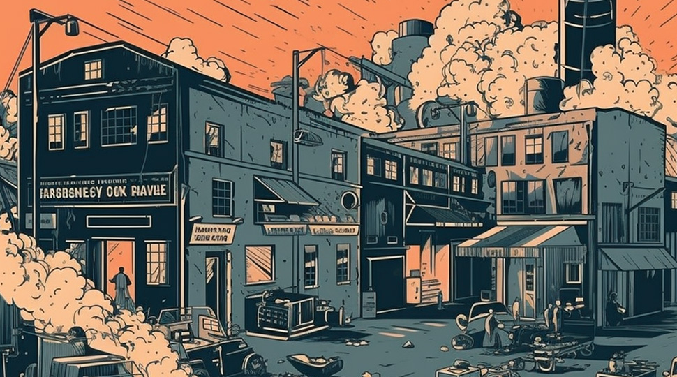 explosion and visual effects