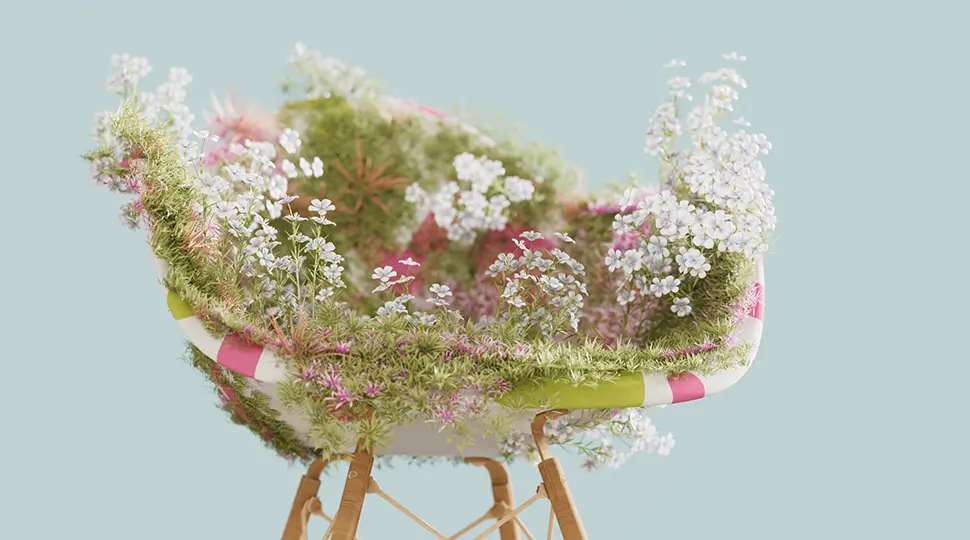 Flowers Growth 3D product