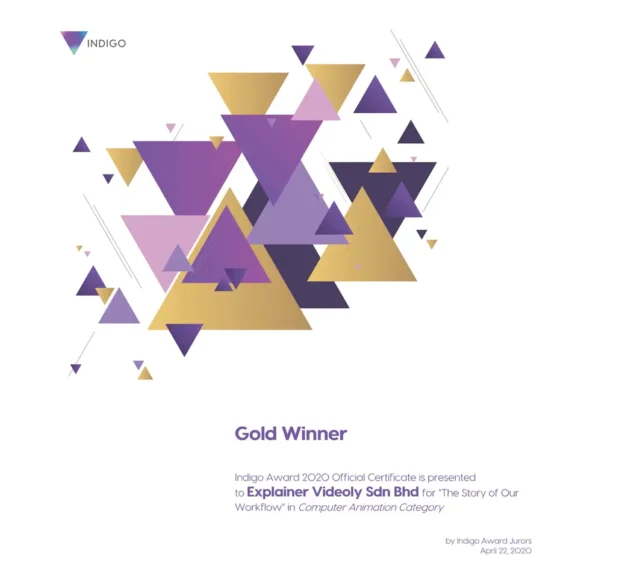 indigo awards best animation category 2020