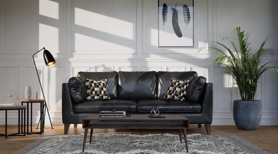 Living room interior render by UnrealEngine