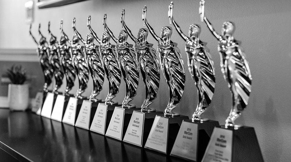 MarCom Awards Trophies Marketing