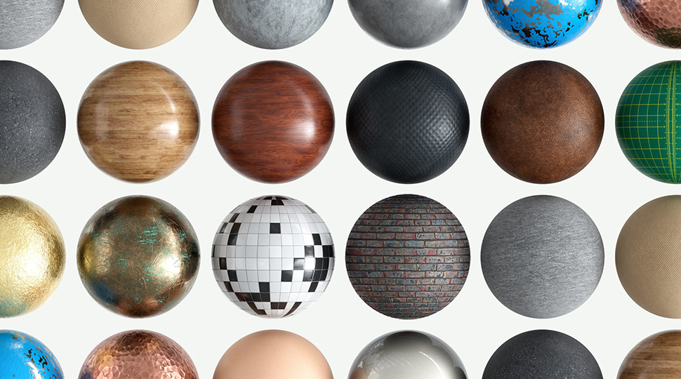 Material Pack - Showing many materials