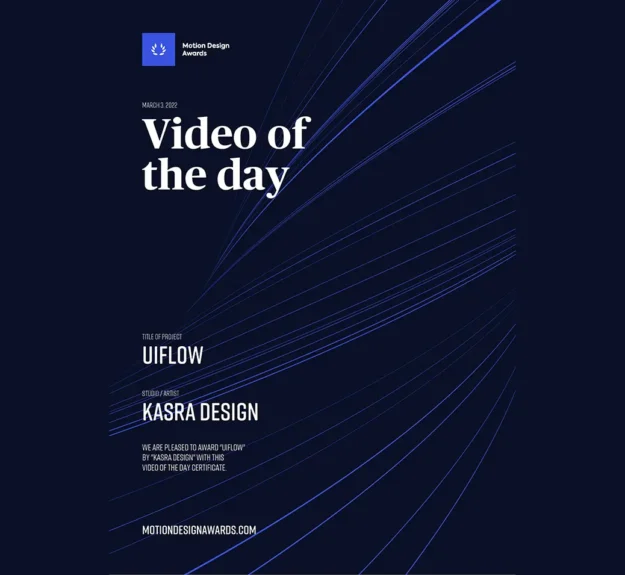 Motion Design Awards 2022 KD Animation Studio