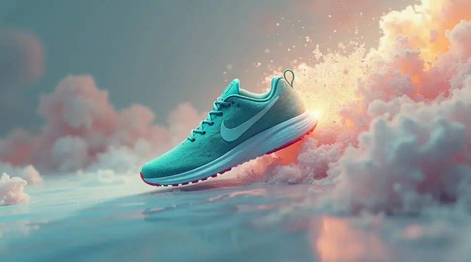 Motion design featuring Nike product