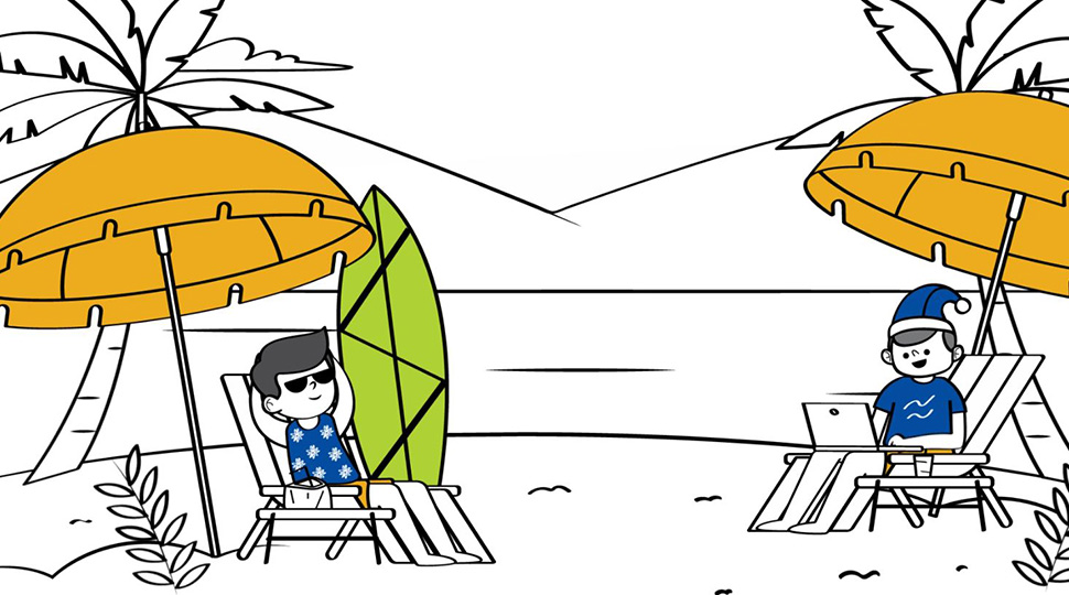 scene from whiteboard animation