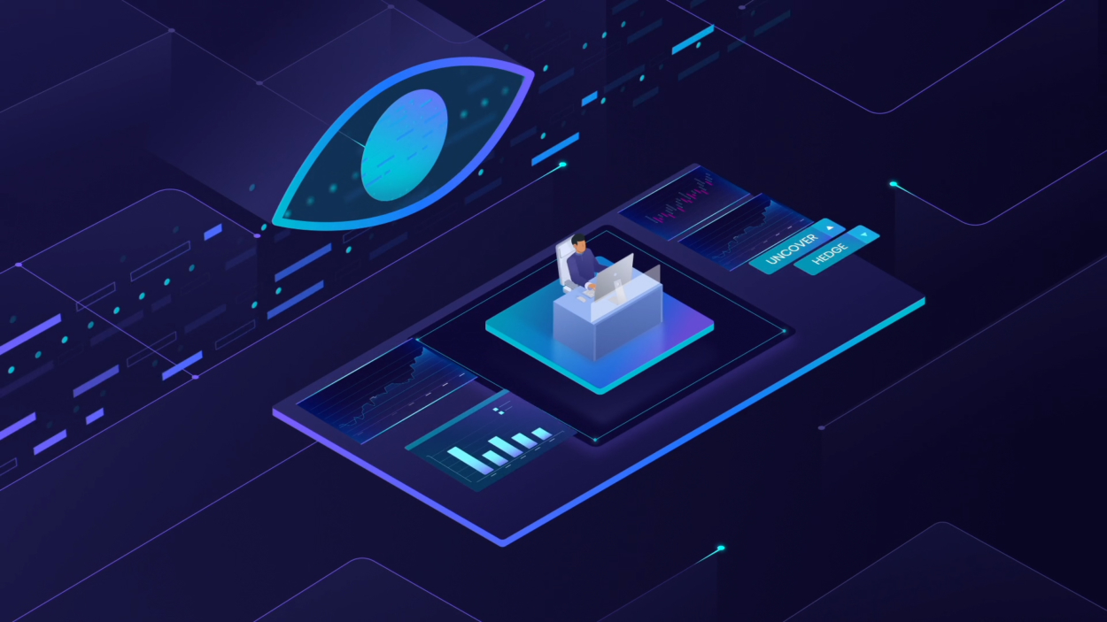 User interacting with platform