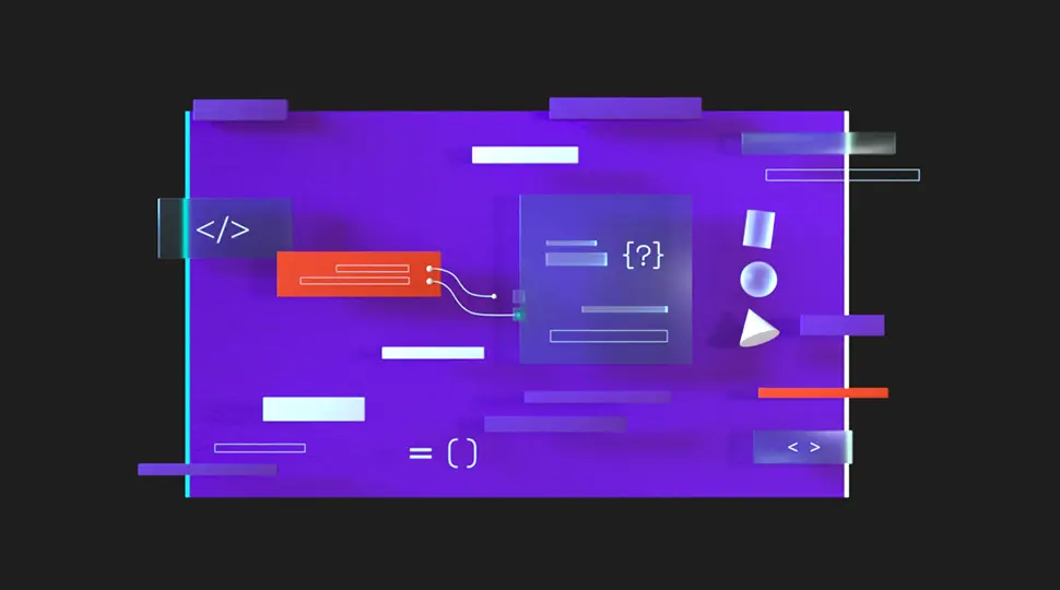 uiflow 3d abstract scene 3