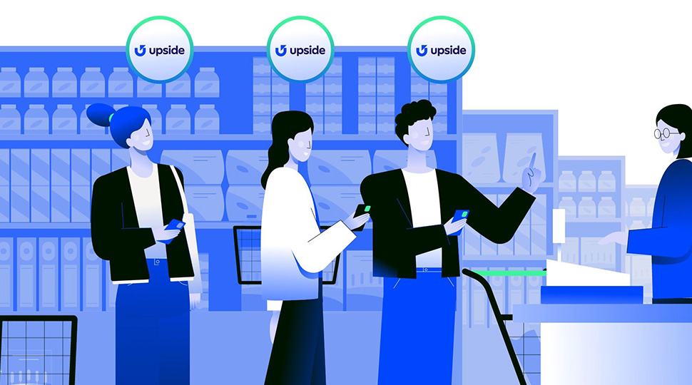 Upside grocery animated scene
